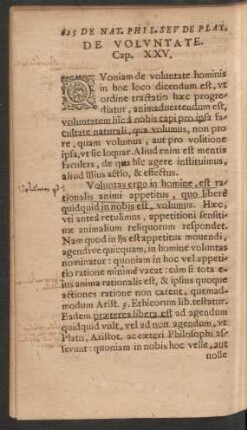 De Voluntate. Cap. XXV.