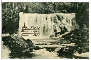 Oregon. Mc Cloud River Falls, on line of the Southern Pacific Railroad