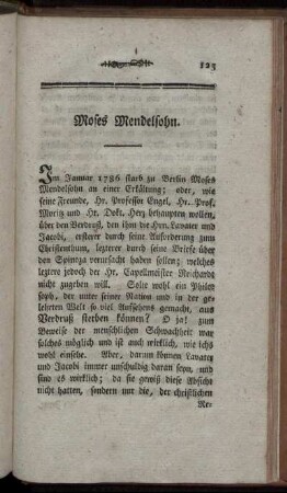 Moses Mendelsohn.