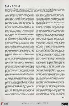 5: Das Lichtbild : Rede zur Eröffnung der internationalen Ausstellung "Das Lichtbild" München 1930