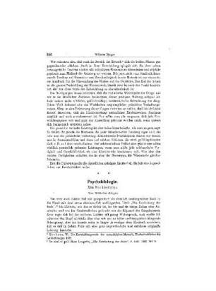 Psychobiologie : ein Buchbericht