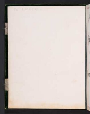Vorsatz Vorderdeckel, fliegendes Blatt (verso) : Dem fünf und zwanzig Jahre hindurch treu bewährten und wohlverdienten Landtags-Abgeordneten Herrn Christian Gottlieb Riedel : gewidmet von seinen Collegen. Samteinband mit Metallbeschlägen und Metallschließe sowie Goldschnitt; 31 x 24,5 x 4 cm (1873). Dresden: SLUB/DF 2017.D.85