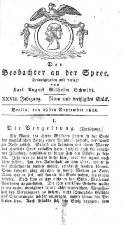 39. Stueck, 29. September 1828
