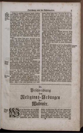 II. Beschreibung Der Religions-Uebungen Der Waldenser