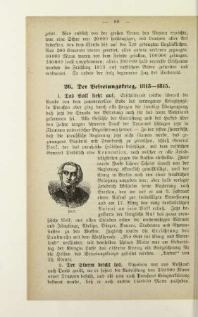26. Der Befreiungskrieg, 1813 - 1815