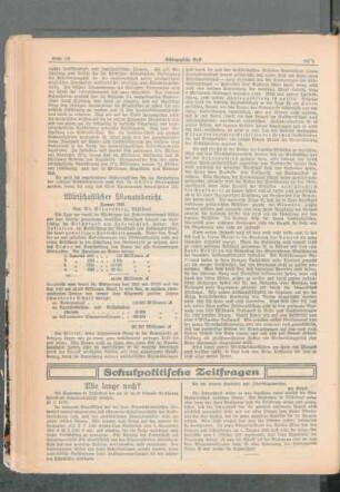 Wirtschaftlicher Monatsbericht : Januar 1922