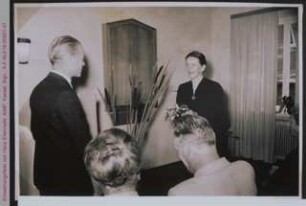 Einweihungsfeier von Haus Eilenriede in Hannover, u. a. mit Ilse Haun