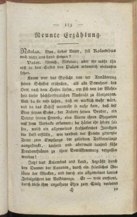 Neunte Erzählung