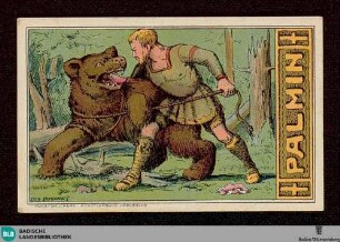 Serie N. 95, Blatt N. 16: Siegfried fängt den Bären