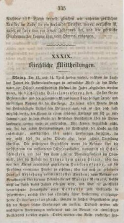 335-336 Kirchliche Mittheilungen
