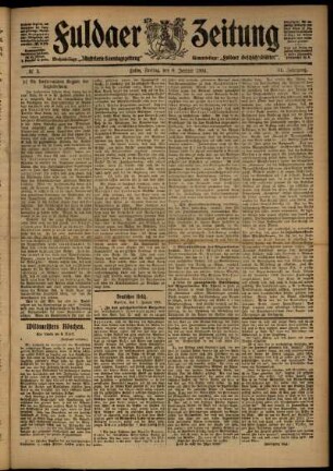 Ausgabe vom Freitag, den 08. Januar 1904.