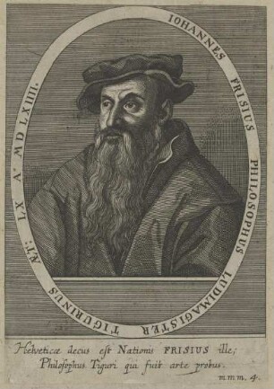 Bildnis des Iohannes Frisius