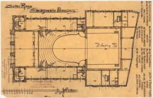 Stadttheater, Bromberg: Grundriss 2. Rang