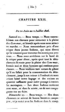 Du 21 Juin au 2 Juillet 1806.