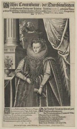Bildnis der Marie zu Brandenburg