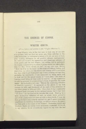 The enemies of coffee.