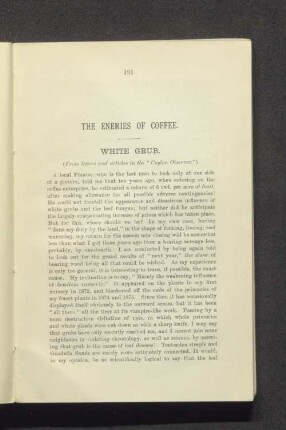 The enemies of coffee.