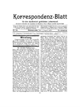 Der rheinische Philologenverein
