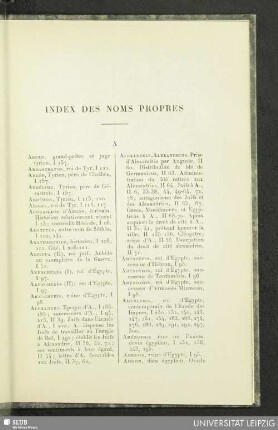 Index des noms propres