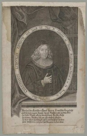 Bildnis des Christianus Ludovicus Ermisch