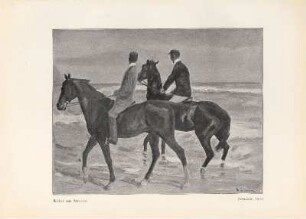 Reiter am Strande. 1901