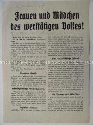 Wahlflugblatt der USPD zur Landtagswahl in Bayern 1919