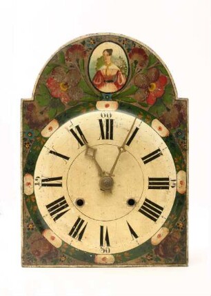 Lackschilduhr, wohl Joseph Siedle, Furtwangen, um 1830
