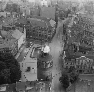 Marienplatz in Görlitz : Blickrichtung Süden
