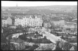 Dresden. Albertplatz und Neustadt