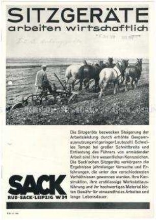 Pflüge für Gespanne