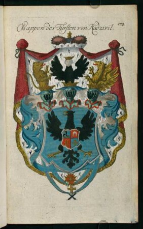 173, Wappen des Fürsten von Radzivil
