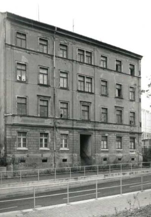 Dresden-Altstadt. Wohnhaus, Rosenstraße 63 (Ende 19. Jahrhundert). Straßenansicht