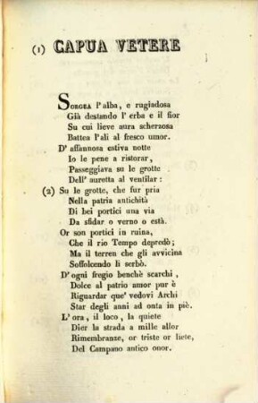 Capua Vetere O Sia Descrizione di tutti i monumenti Di Capua Antica e particolarmente Del Suo Nobilissimo Anfiteatro