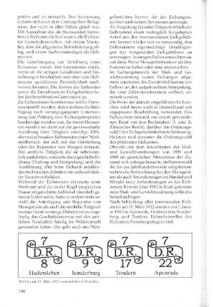 Bis zum 31. März 1912 verwendete Eichzeichen
