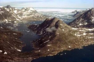 Kulusuk: Flug über die Küstenfjorde und Gletscher, Fjorde von oben
