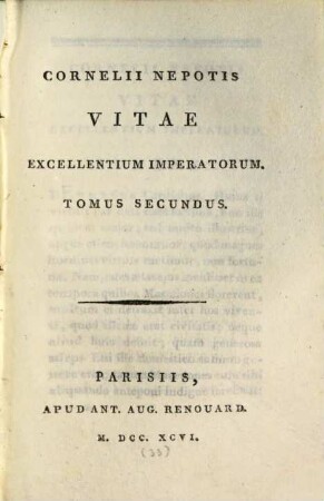 Cornelii Nepotis Vitae Excellentium Imperatorum, 2