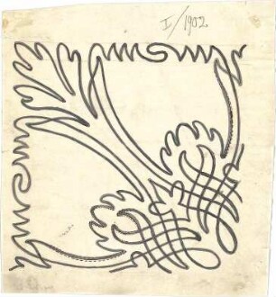 Gmelin, Leopold; Sammlung Gmelin: Handzeichnungen - Folio 14 - Ornament (Ansicht)