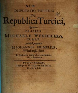 Disp. pol. de republica Turcica