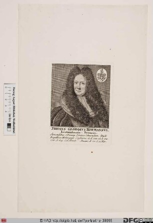 Bildnis Johann Georg Hofmann