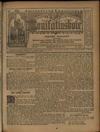 Ausgabe vom Sonntag, den 15. Juli 1917.