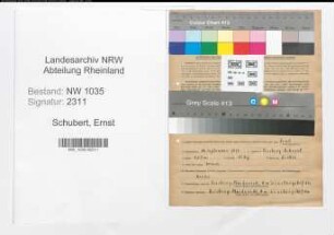 Entnazifizierung Ernst Schubert , geb. 24.09.1918 (Steiger)