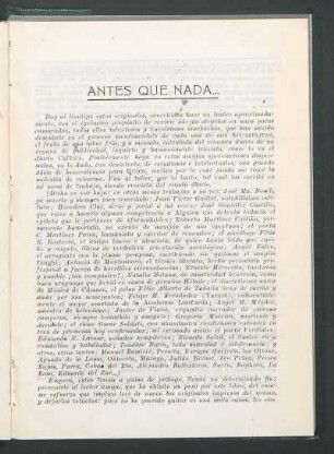 Antes que nada...