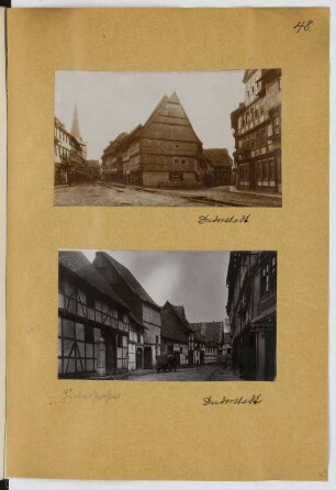 Duderstadt: Ansichten (aus: Skizzen- und Fotoalbum 22)