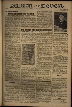 Zweite Ausgabe vom Samstag, den 09. Januar 1937.