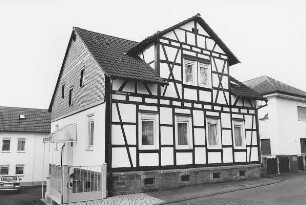 Wohnhaus, Fachwerk; Gelnhausen, Tempelstraße 18
