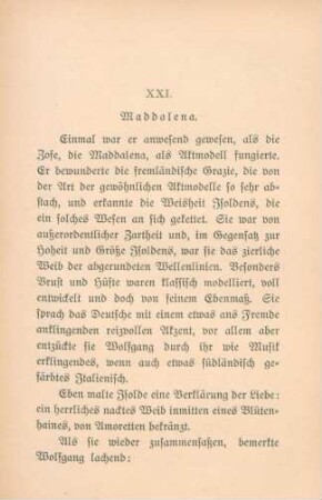 XXI. Maddalena