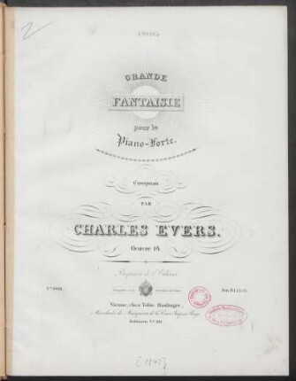 Grande Fantaisie pour le Piano-Forte : Oeuvre 14