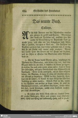 Das neunte Buch. Calliope