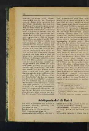 Arbeitsgemeinschaft für Floristik