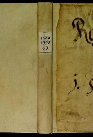 Ratsprotokolle, 1589 Aug. 5. - 1590 Juli 1.